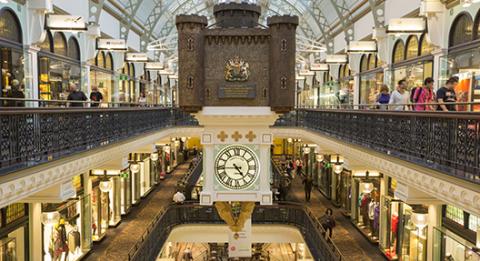 維多利亞女王大厦（Queen Victoria Building），雪梨（Sydney）