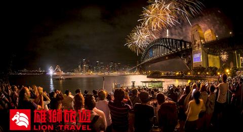 雪梨跨年煙火秀 Crowds enjoy Sydney's New Year's Eve fireworks, View from Kirribilli