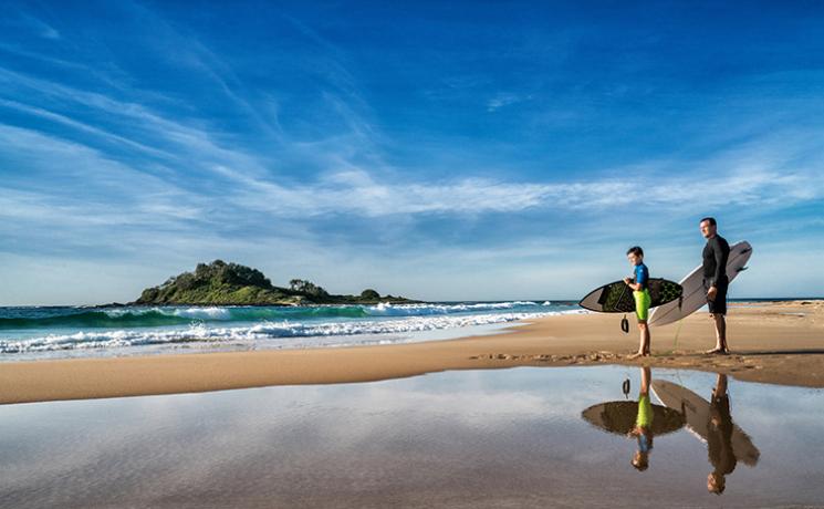 發掘新南威爾士南岸的世界級滑浪海灘