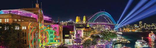 繽紛雪梨燈光音樂節(Vivid Sydney)2018