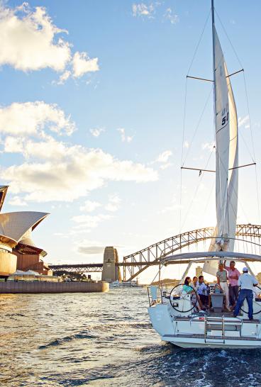 Sailing on Sydney Harbour